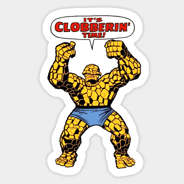 it's clobberin time shirt